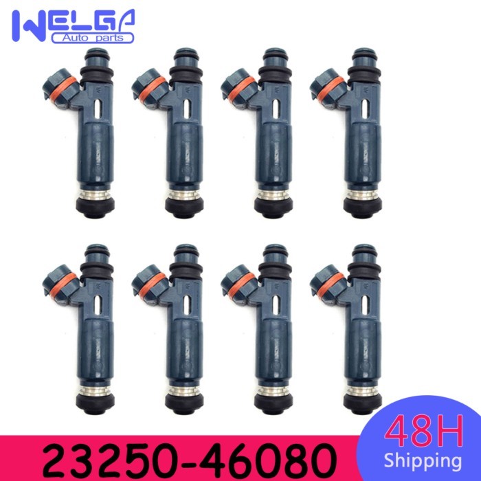 Car Para Auto 8Pcs Fuel Injector 23250-46080 23250-0F010 For Lexus GX470 LX470 Toyota Land Cruiser
