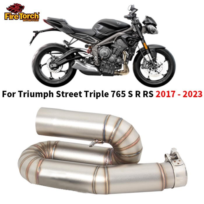 Slip For TRIUMPH STREET TRIPLE 765 S R RS 765S 765R 765RS 2017 - 2023 Motorcycle Exhaust Escape Mot