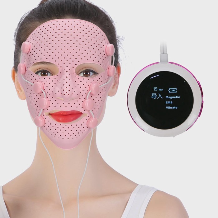 Silicone Mask Vibrating V Face Massager Anti-Wrinkle Magnetic Massage Slim Face Slimming Beauty Too