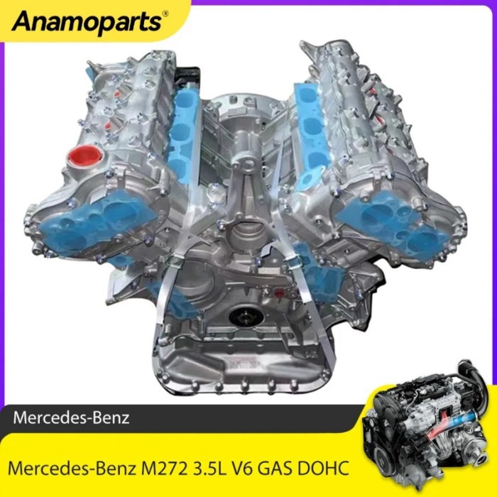 Engine Long Cylinder Block Assembly Fit 3.5 L For Mercedes-Benz W204 W211 W212 W166 W221 X204 M272