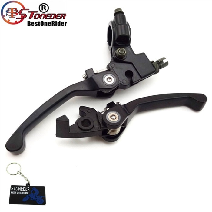 STONEDER Folding Brake Clutch Levers For 50cc 90cc 110cc 125cc 150cc 160cc CRF50 TTR YCF SSR Thumps
