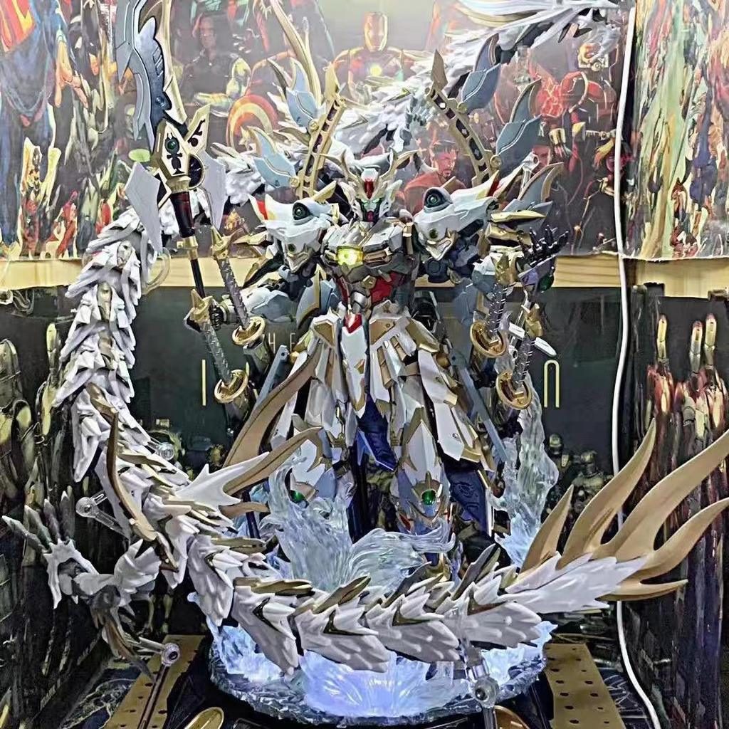 Gundam HG ประกอบมอเตอร์ core Lu Bu White Tiger Ao Bing Gan Jiang Cao Ren Guan Yu mecha ของเล่นกล่อง