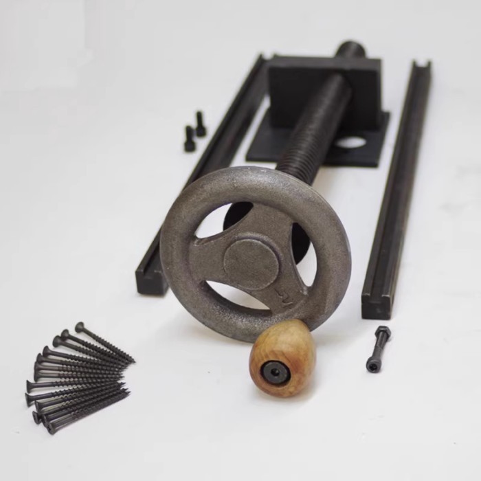TV4530 Screw double helix reverse rotation table tail clamp fixture woodworking table accessories