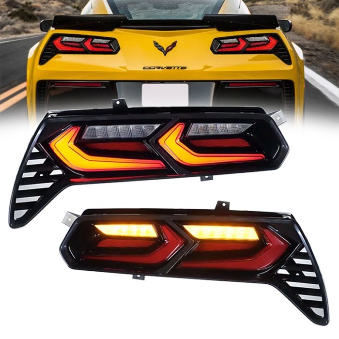 LED Taillights C8 style Tail Lamp C7 2014-2019 For CHEVROLET CORVETTE C7