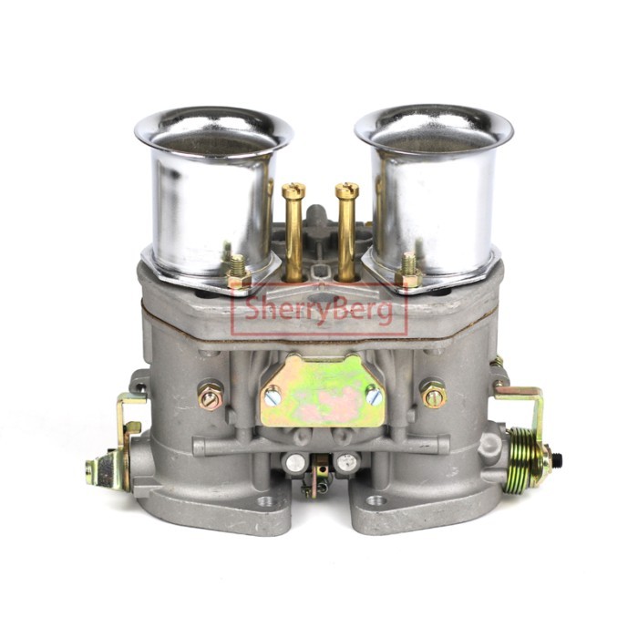 CARBY TYPE WEBER 48IDF 48 IDF Carburetor with Chrome air horns  For Solex Dellorto Weber EMPI 48MM