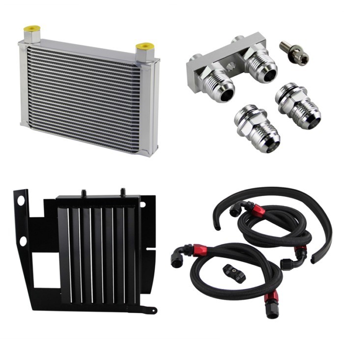 OIL COOLER KIT UPGRADE FIT FOR BMW 3 SERIES 335I E90 E91 E92 E93 N54 25 ROW BOLT ON