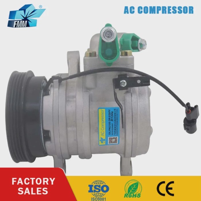 HS11 12V A/C AC Compressor for Hyundai I10 KIA Picanto 2004-2019 977010X000 F500QQ7BA01 977010700 9