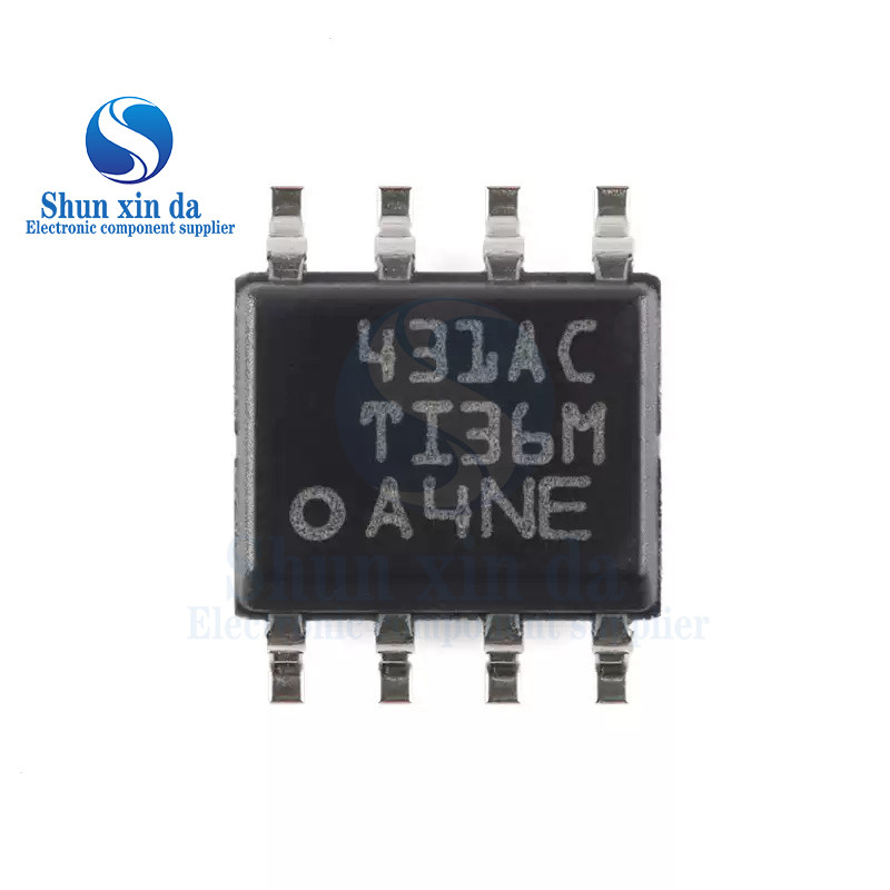 10PCS TL431ACDR TL431AIDR TL431CDR TL431IDR 431AC 431AI TL431C TL431I TL431 SOIC-8 431 SMD แรงดันไฟฟ