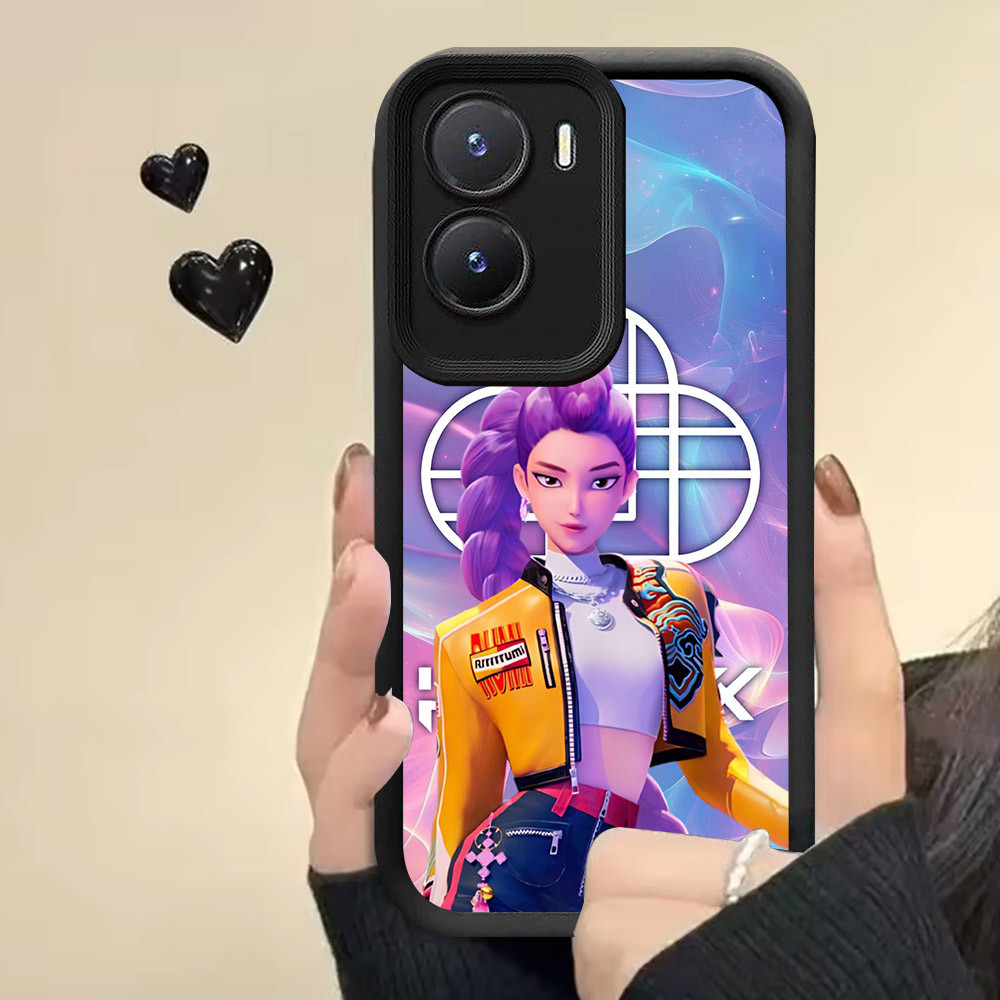 R7 K-POP Demon Hunters ปลอกซิลิโคนสําหรับ VIVO V19 Neo T1 V17 Y75 Y55 5G