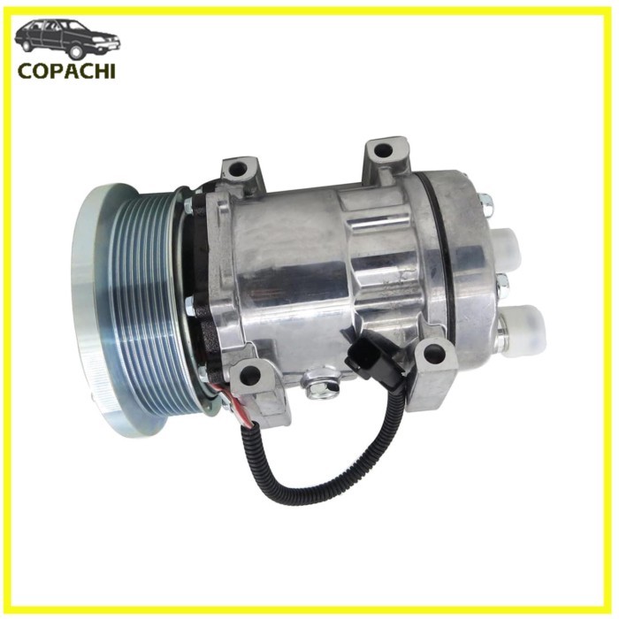 1Pc 8PK A/C Compressor For CAT TH220B TH330B TH340B TH350B TH355B TH460B TH560B 1789570 Car Parts A