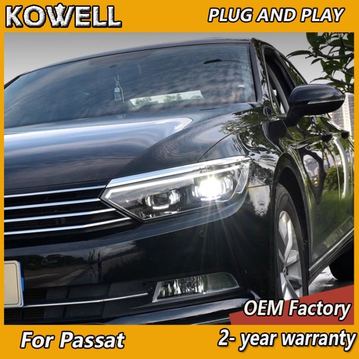 Car Styling for VW Passat B8 Headlight 2015-2019 Passat B8 Head Light Volkswagen DRL Turn Signal Lo