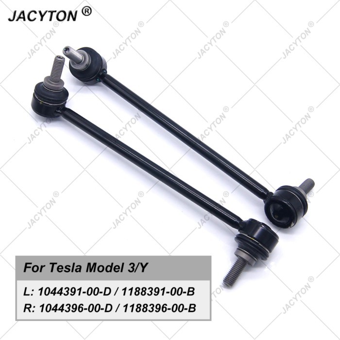 JACYTON Pair Front Sway bar Stabilizer Link For Tesla Model 3 5YJ3 Y 5YJY 1044391-00-D 1044396-00-D