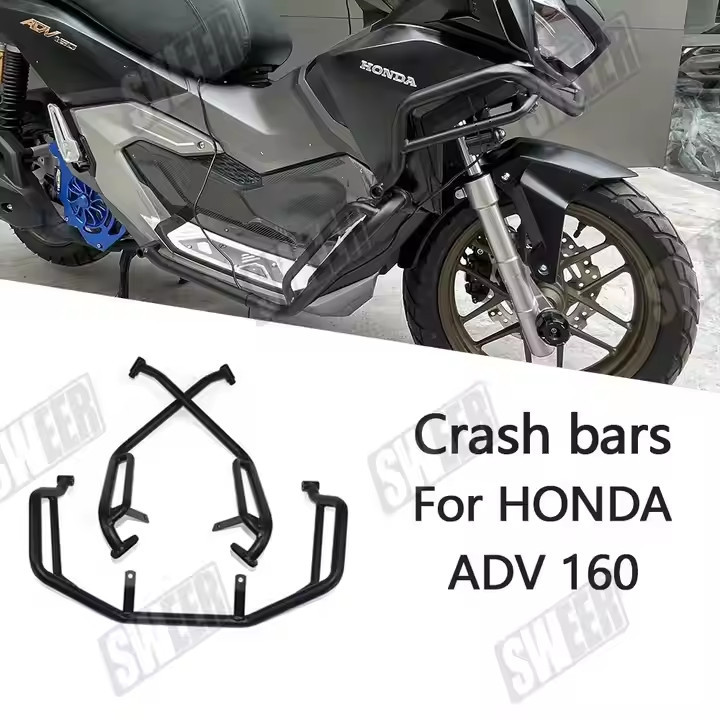 รถจักรยานยนต์Crash BarสําหรับADV 160 ADV160 กันชนรถจักรยานยนต์2022-2025 Adv160 Crash GuardสําหรับHON