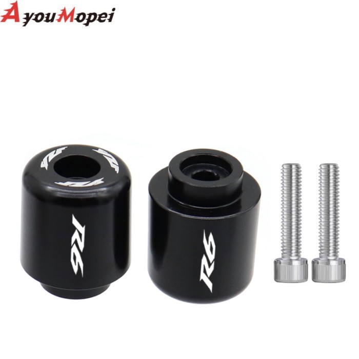 Motorcycle Handlebar Bar End Plug Caps Handle Weight Anti Vibration Silder Parts For YAMAHA YZF R6