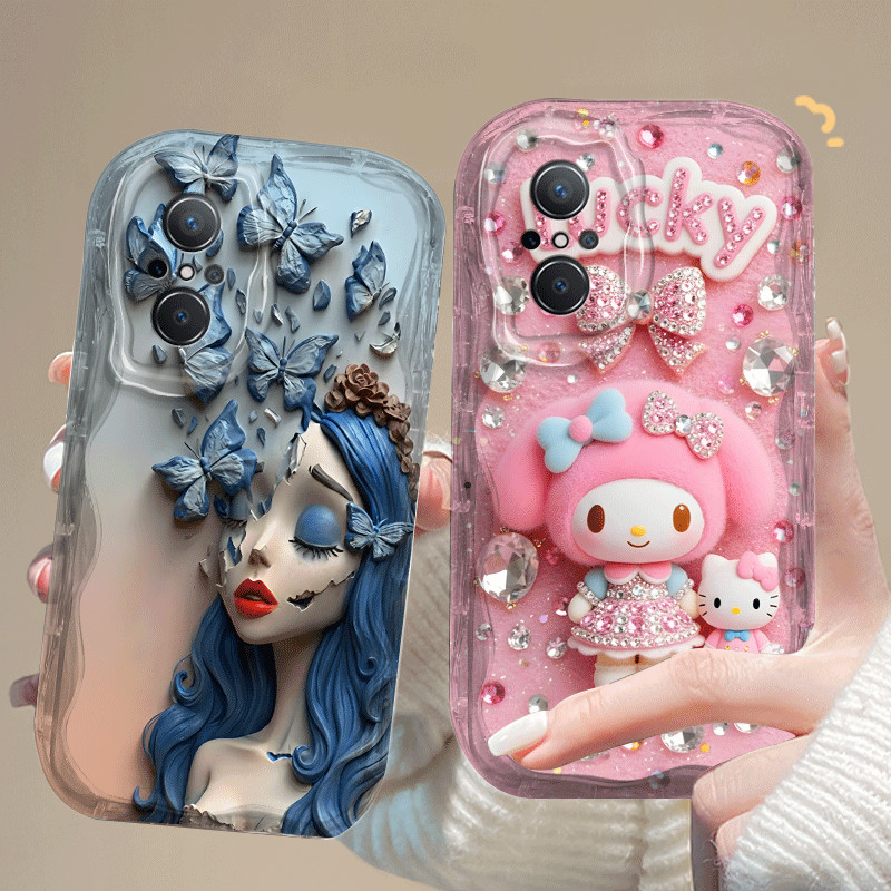 ปลอกสําหรับ VIVO Y200 V40 Lite V30e V30 V40 Pro 5G Featuring Blue Butterfly Design จาก Corpse เจ้าสา