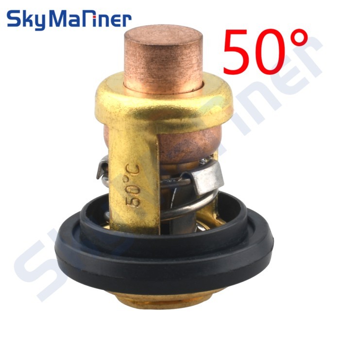 50 Degree Thermostat 6E5-12411 688-12411 6H3-12411 6E5-12411-10 For Yamaha For SUZUKI Outboard Moto