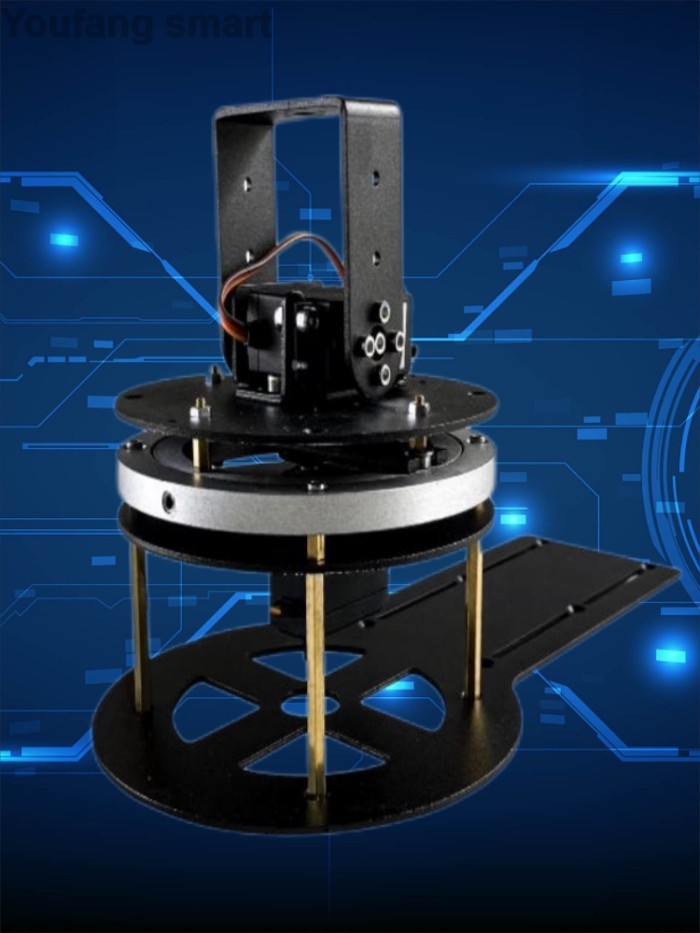 2 DOF Robot Manipulator Metal Servo DS3218 Mechanical Rotating Gimbal For Arduino Robot DIY Kit For