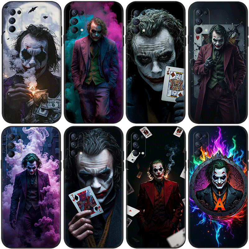 OPPO A80 A83 A1 A91 F15 A92 A72 A52 A92S A93 A94 A95 A96 K12X TPU Spot Goodsสีดํานุ่มเคสโทรศัพท์Joke