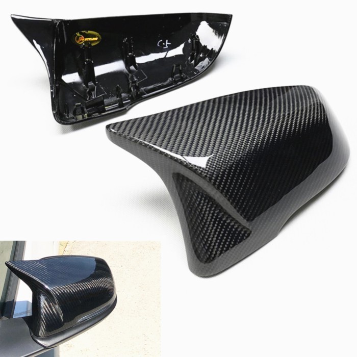 Carbon Fiber Side Rear View Caps Clip On Mirror Cover For BMW F40 F52 F53 F44 F45 F46 X1 F48 F49 X2
