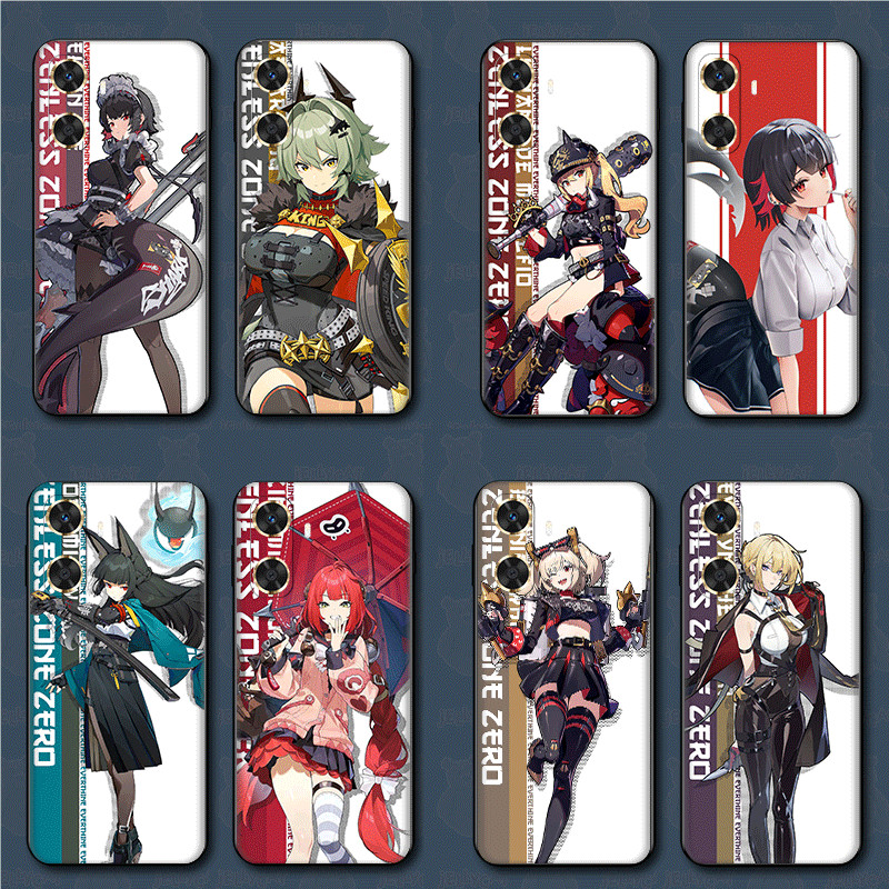 Huawei Nova 2i 2 Lite 3 3i 4E 5i 5T 7 10 SE 8i Y61 TPU Spot goods สีดํานุ่มเคสโทรศัพท์ Zenless Zone 