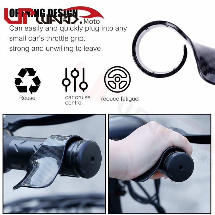 Motorcycle Accelerator Booster Handle Grip Assistant Clip Labor Saver For QJMOTOR QJ600GS Q600RR RR
