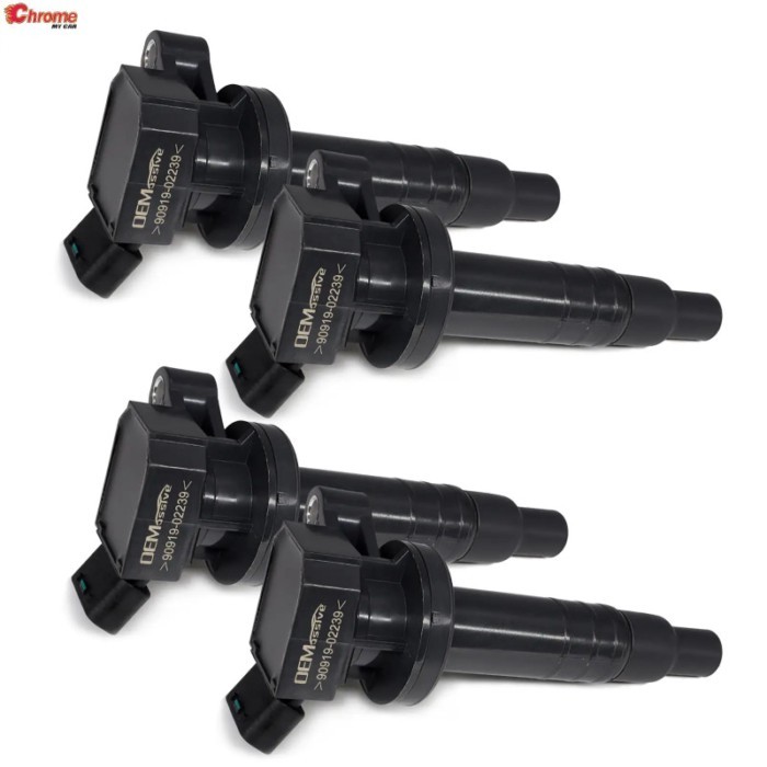 For Toyota Celica GT Corolla Matrix 1.8L Ignition Coils X4 90919-02239 90919-02262 2000 2001 2002 2