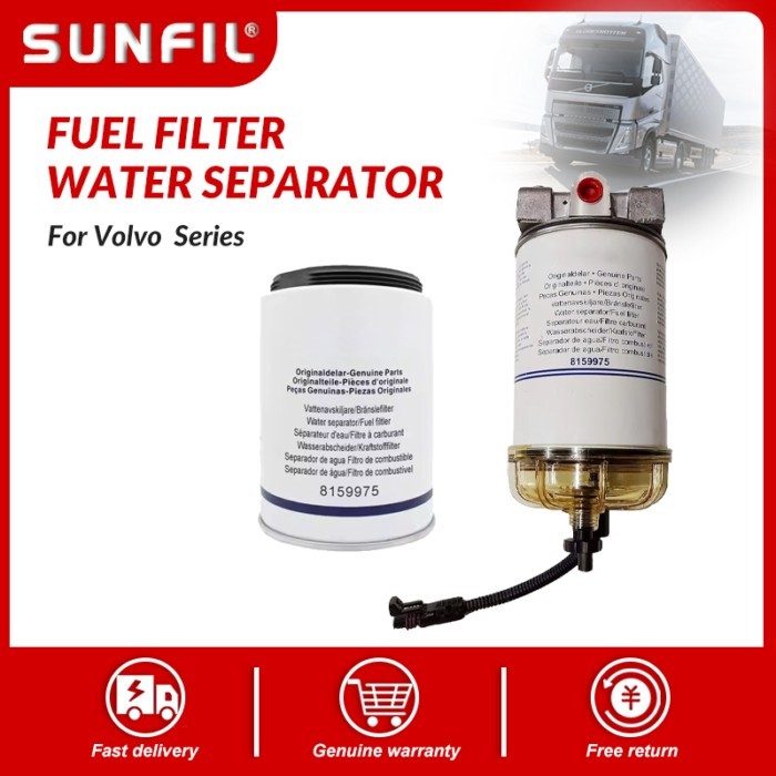 8159975 8129975 3989632   FS19521 R90P Fuel Filter Water Separator For Volvo 390RC 490R 690R 790R S