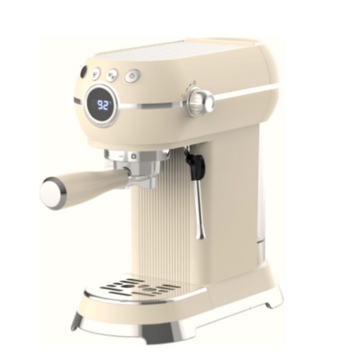 Coffee machine home appliance set retro toaster stainless steel electric coffee machine and toaster