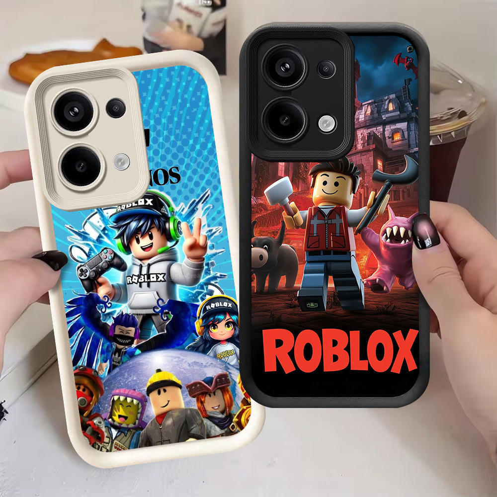 G-46 Roblox Casing สําหรับ OPPO A6 Pro Reno 15FS 15F A6X 4G 5G สีดําและสีขาว