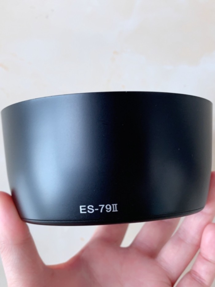 ES-79II Hood เหมาะสําหรับ Canon 85 F1.2 Hood Big Eyes 85 มม. 1.2 II รุ่นแรกและรุ่นที่สอง