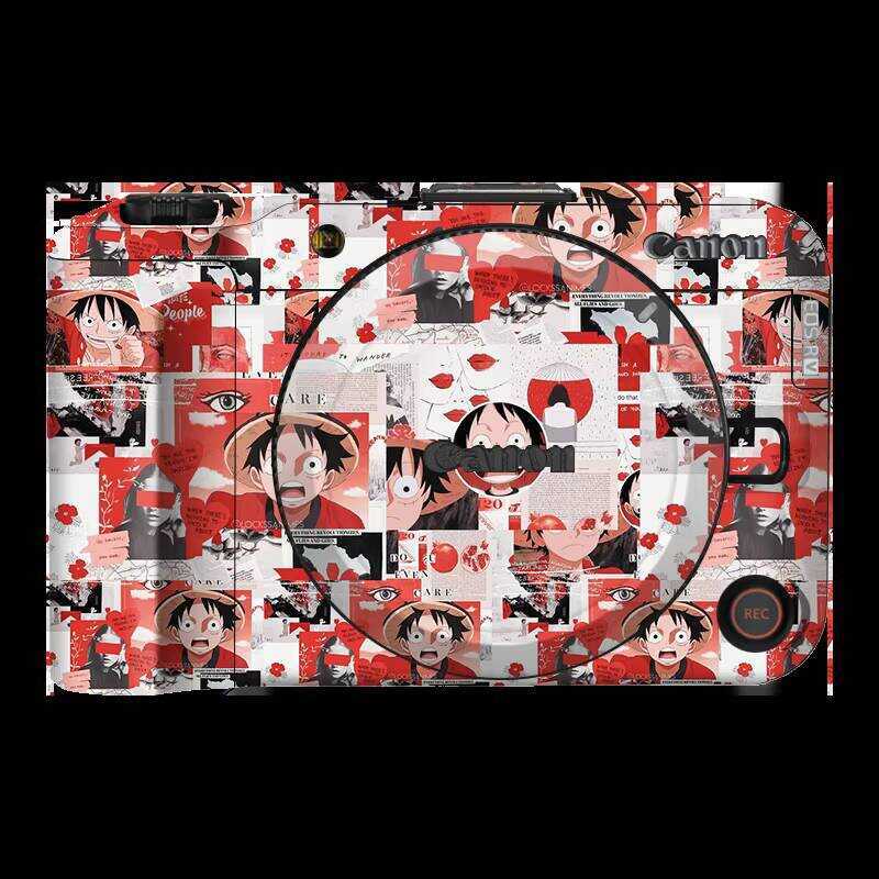 เหมาะสําหรับ Canon EOS r50v กล้องฟิล์มป้องกัน eos r50v การ์ตูน Frosted สติกเกอร์