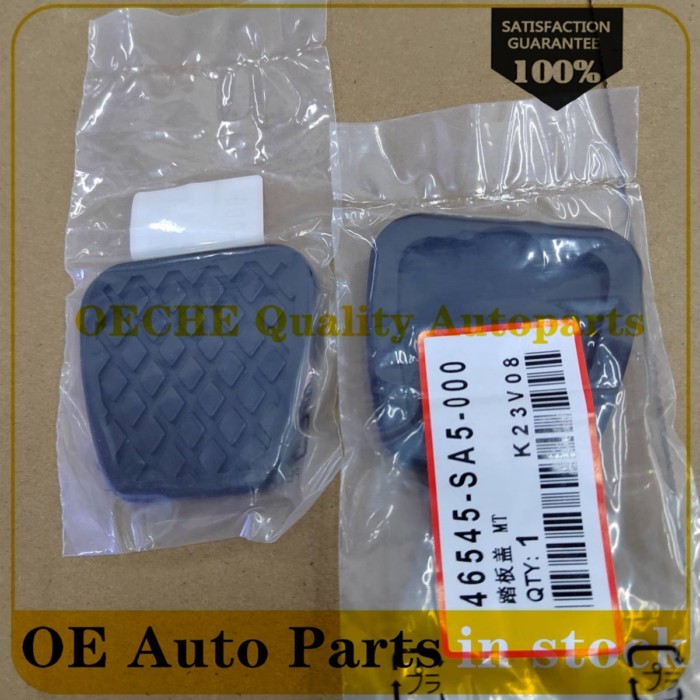 2PCS 46545 SA5 000 Car Accessories Brake Clutch Pedal Pad Rubber Cover 46545-SA5-000 46545SA5000 Fi