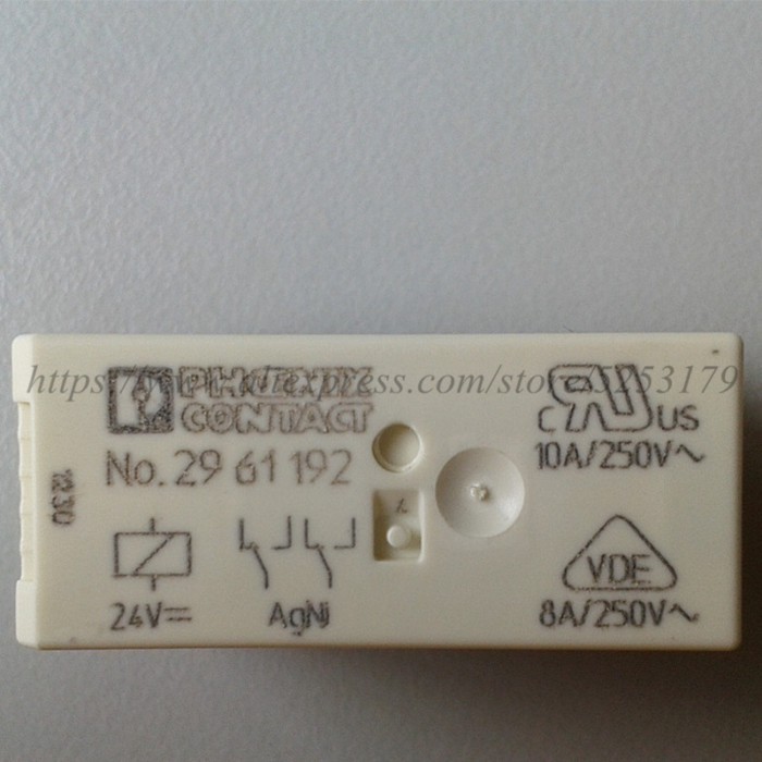 10PCS PHOENIX  New Original Genuine 2961192 REL-MR-24VDC/21-21 8A~10A/250V