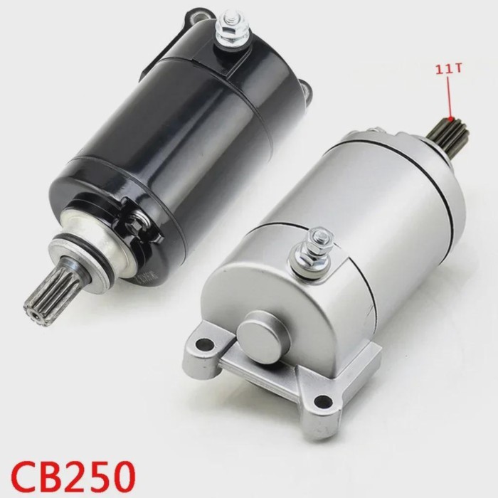 Motorcycle CB250 Starter Motor 11Teeth 11T For CB200 250cc 200CC CQR250 KAYO T4 K5 Engine LONGCIN M