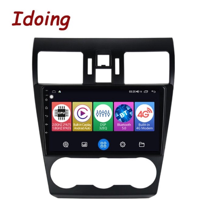 Idoing 9"Android Car Radio For Subaru WRX 2012-2015 Forester Impreza 4 SJ xv GPS Navigation Ca