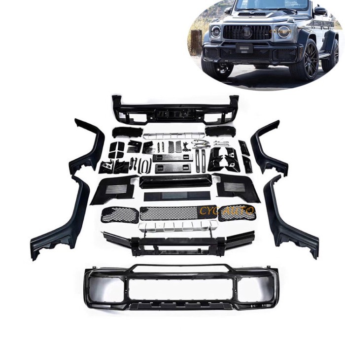 W463 W464 bodykit B-style full set front rear bumper wheel arch for Mercedes G class W463/W464 body