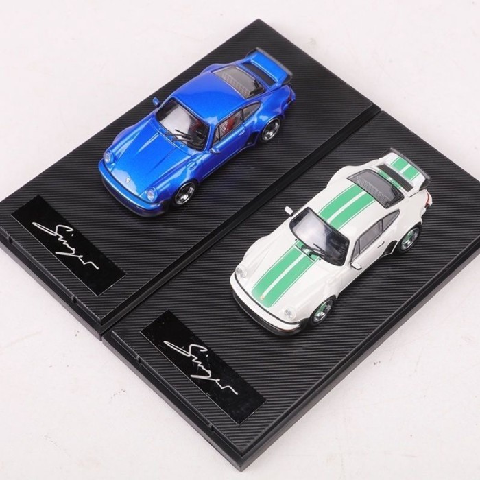 HOBBY FANS 1: 64 Porsche Singer 930 Turbo จําลองรถรุ่นคอลเลกชัน