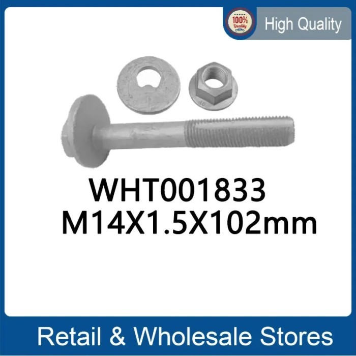 2pcs Transmission Radiator Screw Parking Lock Cover Screw Eccentric Bolt WHT001833 for VW Phideon T