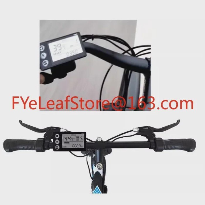 Electric bicycle lithium battery LCD meter switch S866 smart display 36 volts 48 volts