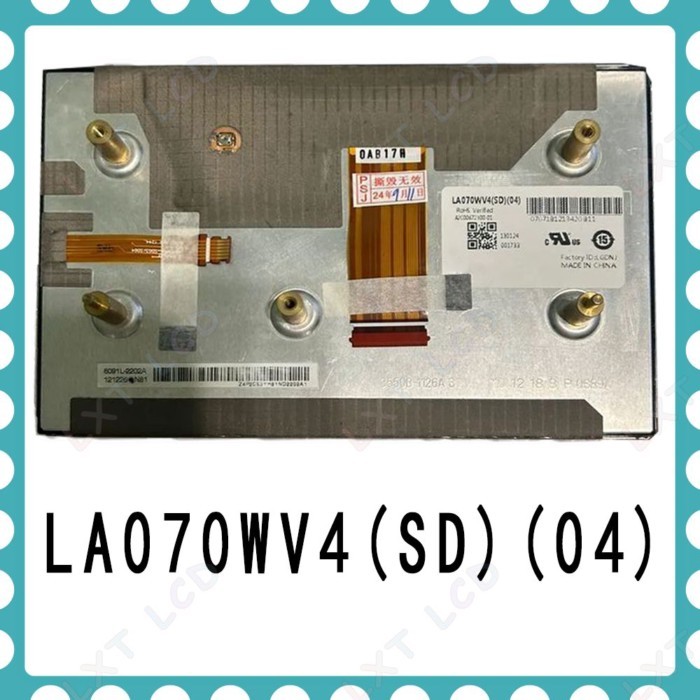 LCD Screen Display Panel For LA070WV4(SD)(04) (03) Original 7Inch LA070WV4 SD 04 03 For Citroen c4