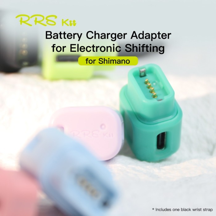 RRSKIT Battery Charger Adapter With Lanyard For Shimano 12 Speed Di2 Dura-Ace R9200/Ultegra R8100/1