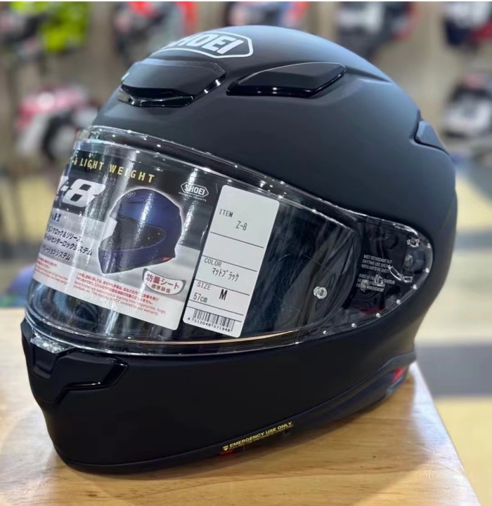 Full Face Motorcycle helmet Shoei Z8 Z-8  NXR2 Matte black Riding Motocross Racing Motobike Helmet