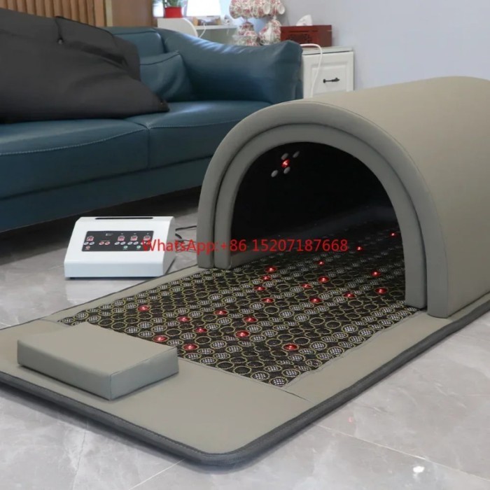 FUMEI infrared detox photon light sauna dome tourmaline germanium jade stone energy dome fir dome s