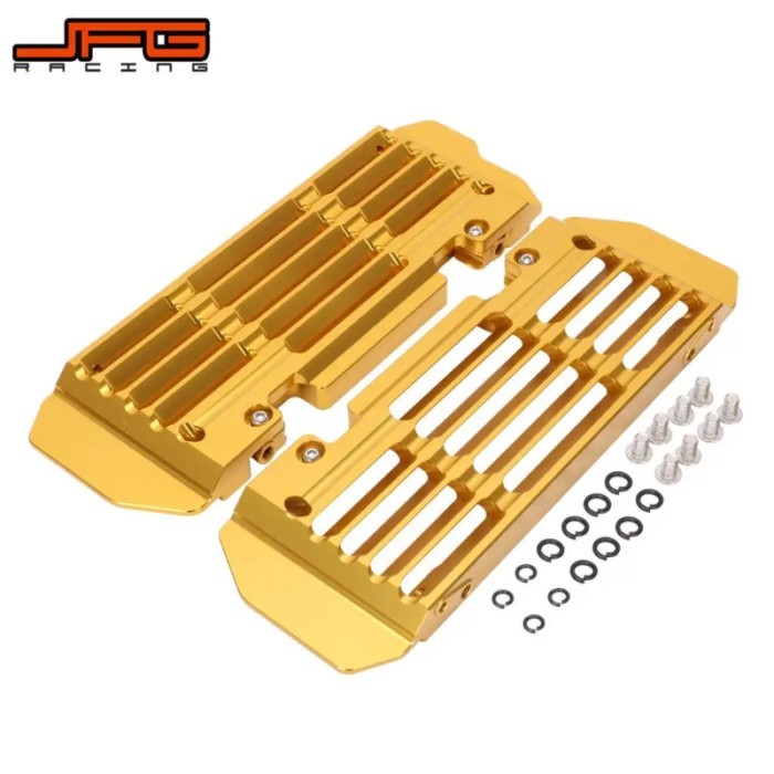 Motorcycle CNC Radiator Guard Cover Protector For SUZUKI RM250 RM125 DRZ400 DRZ400E DRZ400S DRZ400S