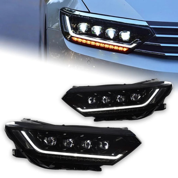 AKD Head Lamp for Passat B8 Europe LED Headlight 2016-2019 Headlights Passat B8 DRL Turn Signal Hig