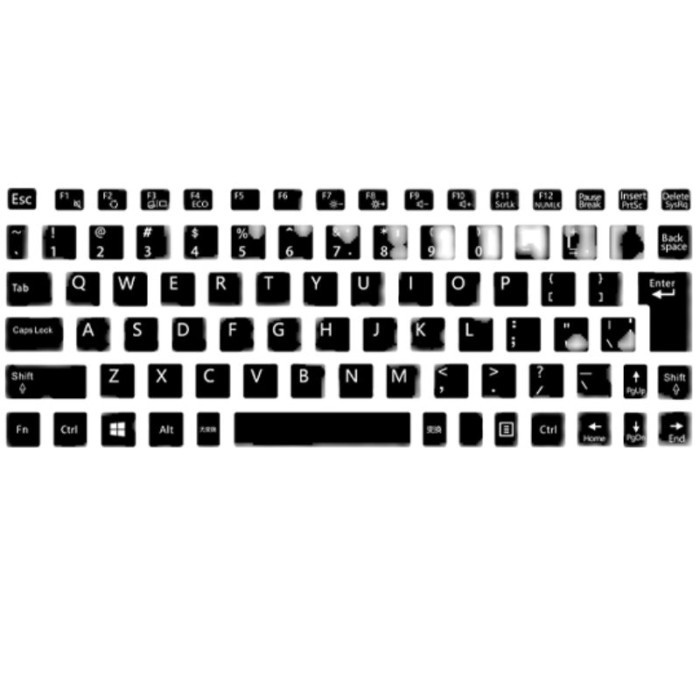 NEC VK17 VK22 VK25 VK26 VK23L X260 Panasonic NX4 เวอร์ชั่นญี่ปุ่นคีย์บอร์ดสติกเกอร์ปุ่มสติกเกอร์