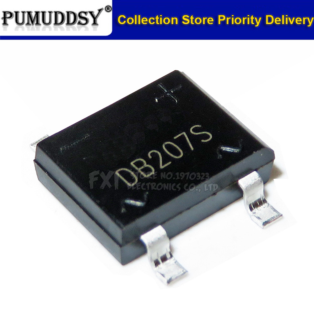 100 ชิ้น DB207S DB207 SOP4 SOP SMD