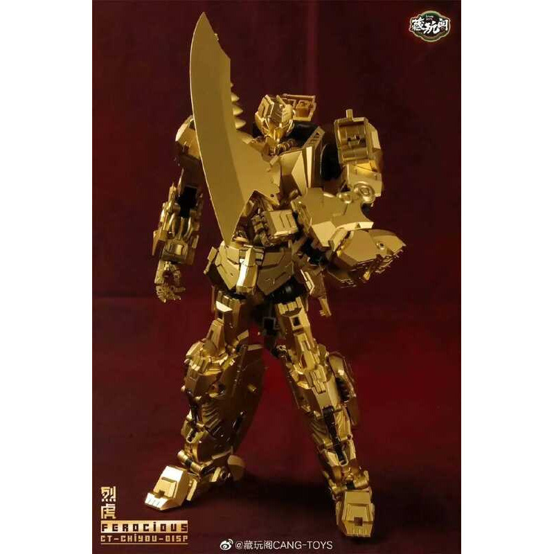 New Transformation Toys Cang Toys CT-Chiyou-01 CT-01SP Golden Tiger Limited edition Action Figure t