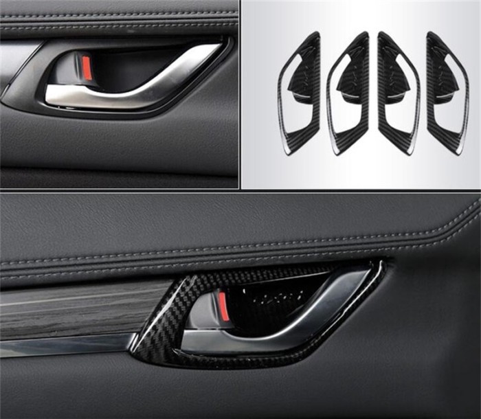 Car-Styling Accessories Inner Door Handle Bowl Cover For Mazda CX-5 CX5 CX 5 2017 2018 2019 Interio