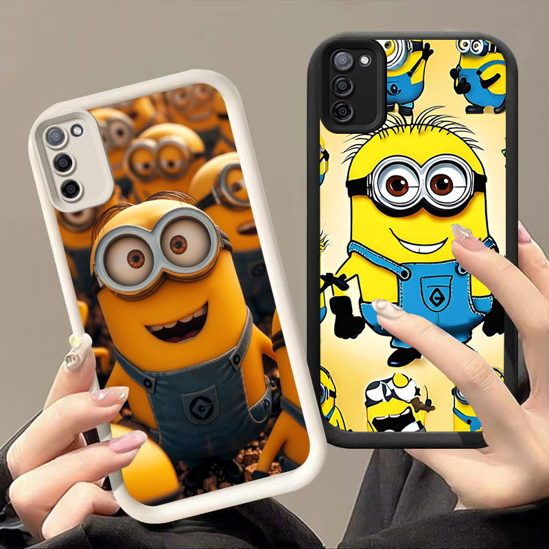HW-6 ปลอกซิลิโคนกันกระแทก Charming Minions สําหรับ Samsung FE A51 S20 M30S A71 M21 2020